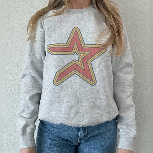 Gildan Houston Astros Sweatshirt | Small | Gray - Picture 2 of 6
